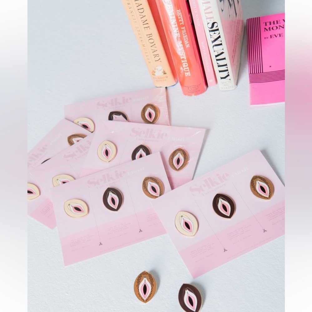 SELKIE Limited Edition Pins Made by Founder/ Designer Kimberley Gordon